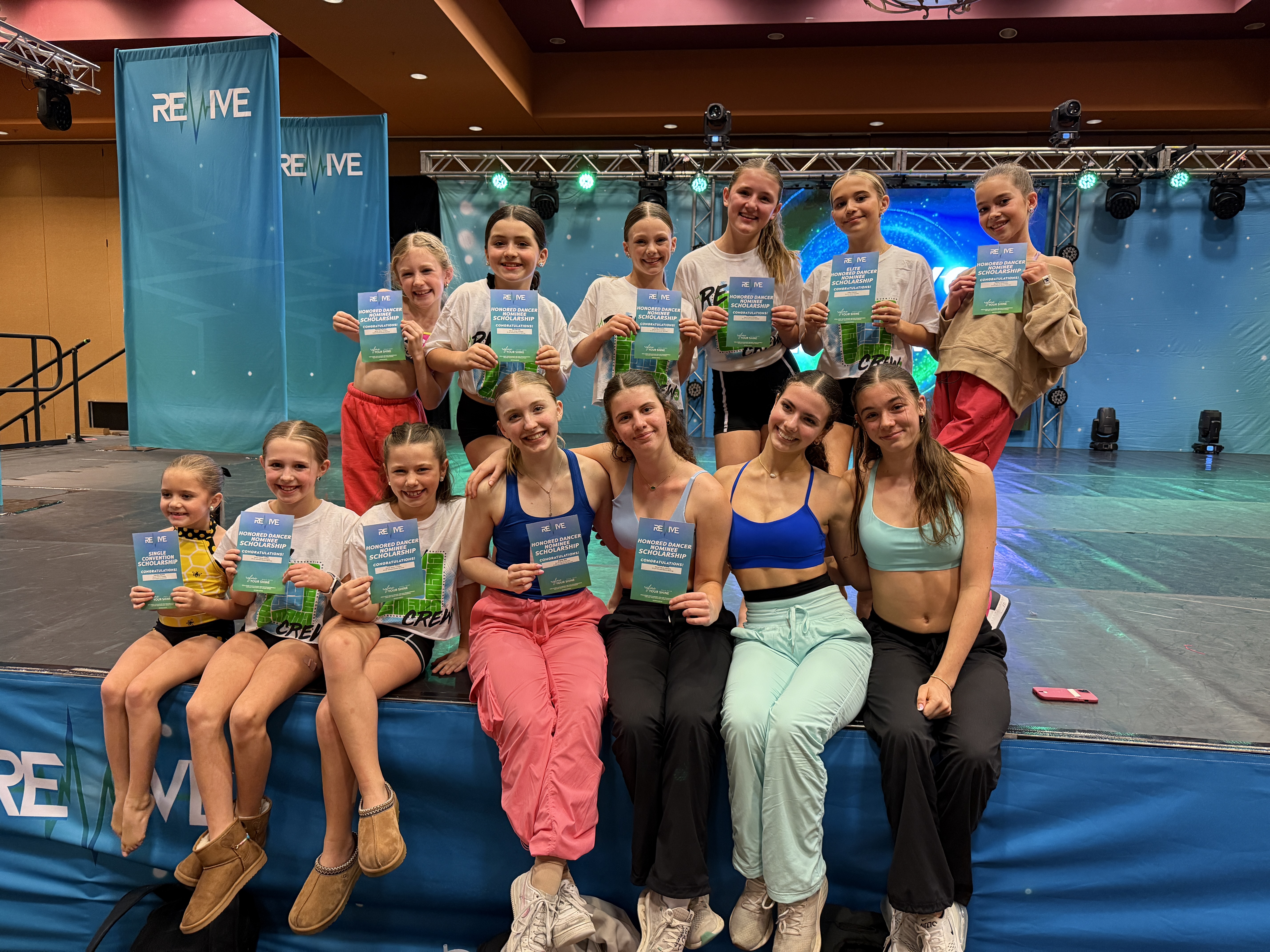Extreme Company receiving REVIVE scholarships
