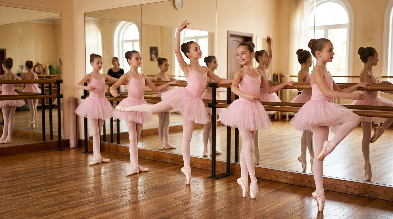 Ballet class at Renner Dance