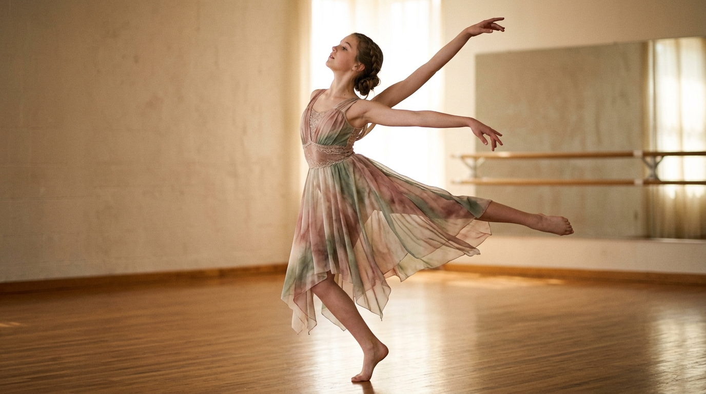 Lyrical dance class