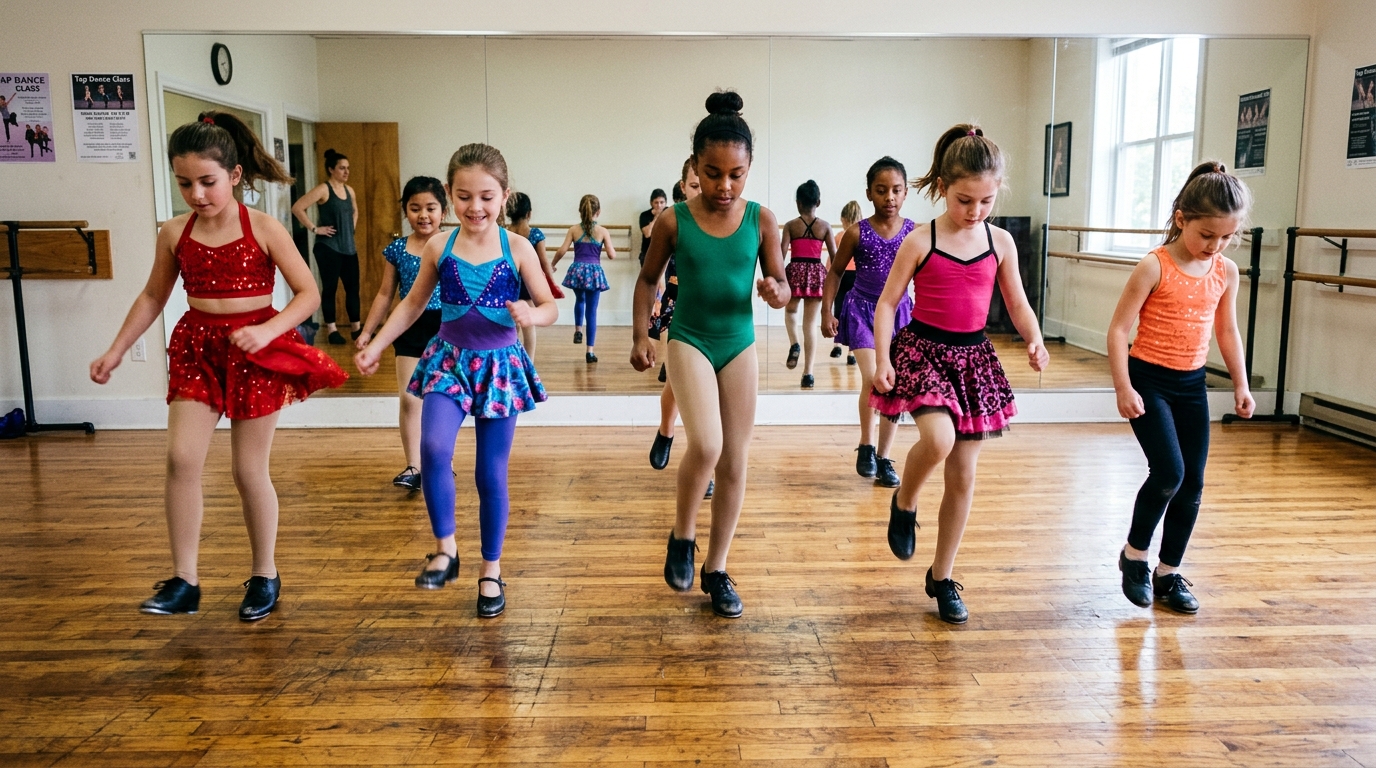 Tap dance class