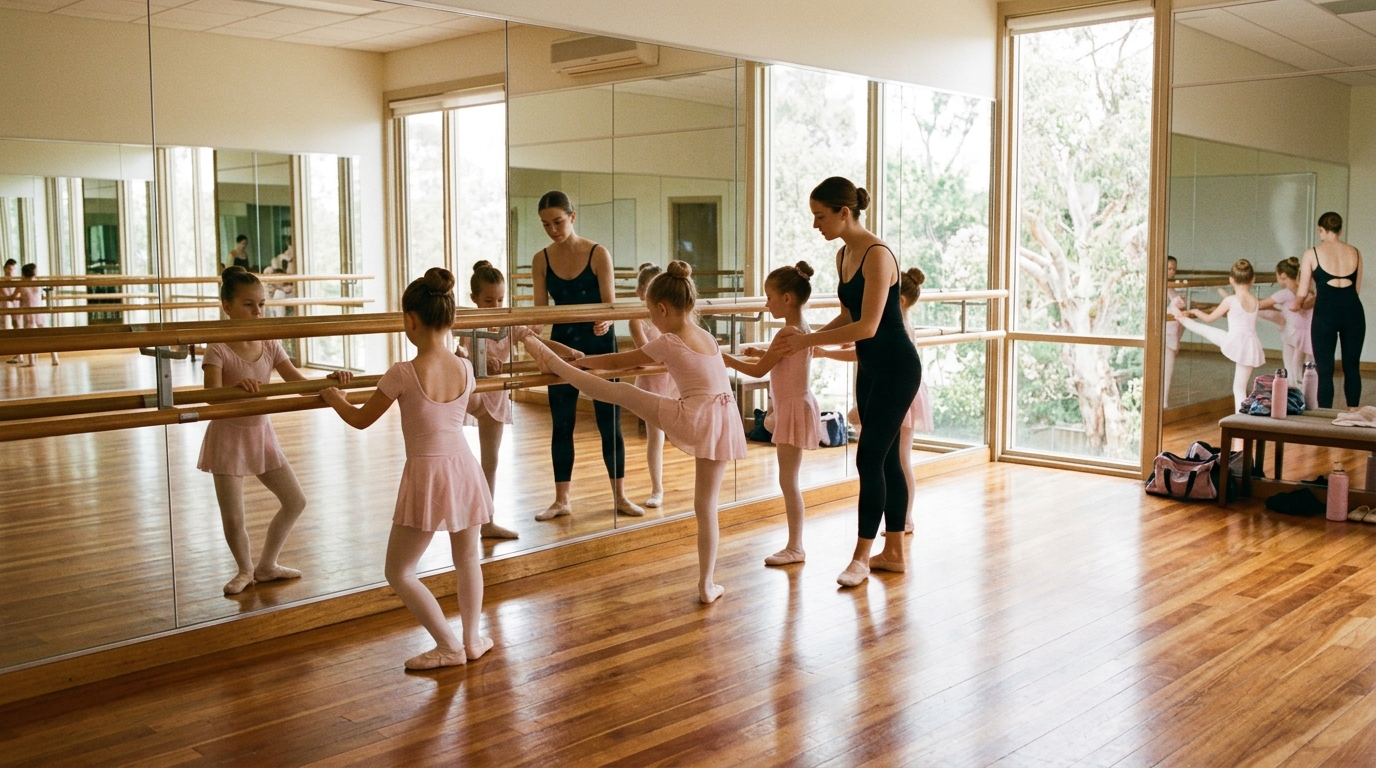 Students in a Renner Dance class